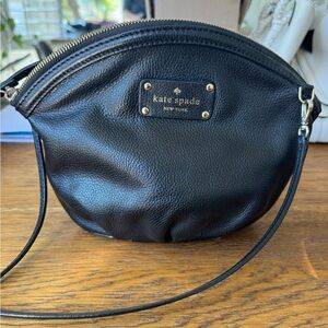 Kate Spade Black Pebbled Leather Crossbody Bag